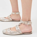 Free People - Women's Camille Mystic O-ring Flats Ballet