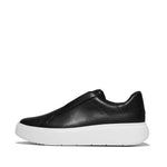 Fitflop - Women's Leather Slip-on Sneakers