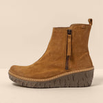 El Naturalista - Women's Myth Wedge Leather Comfort Ankle Boots