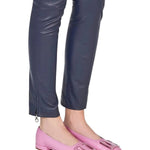 Salvatore Ferragamo - Women's Buckle Leather Ballerina Flats