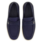 Salvatore Ferragamo - Men's Gancini Plaque Leather Loafers