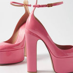 Valentino Garavani - Women's Tan-go Leather Heels