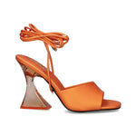 Exe - Women's Crystal Heeled Slingback Sandal
