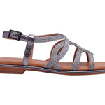 Regarde Le Ciel - Women's Elma Metallic Leather Sandal