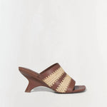 Simkhai - Women's Shadow Mule Raffia Sandal