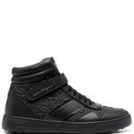 Salvatore Ferragamo - Men's Embossed Hi-top Sneakers