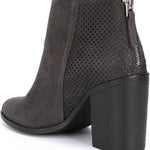 Steve Madden - Women's Replay Perf Heel Suede Bootie