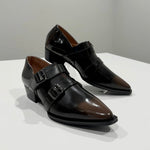 All Black - Women's Monk Loafers