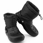 Crocs - men's classic lined puff boots
