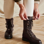 Fairfax & Favor - Women's Anglesey Shearling Combat Boot