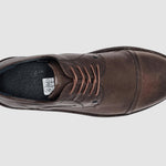 Kcr Group - Men's Derby Toe-cap Leather Dress Shoes