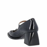 Emanuèlle Vee - Women's Square Heel Leather Pumps