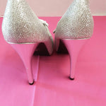 Qupid - Women's Glittery Platform Shoes With Buckle Strap