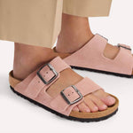 Birkenstock - Women's Arizona Suede Leather Sandal