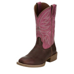 Justin - Women's Buffalo Vamp Buffalo Top Cowgirl Boot - Medium