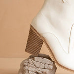 Oasis Society - Women's Tara Two Paneled Western Boot