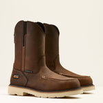 Ariat - Men's Rebar Lift Pull On Moc Toe Composite Toe Work Boot - Wide