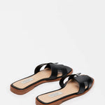 Steve Madden - Women's Haydn H Strap Leather Sandal