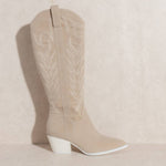 Oasis Society - Women's Samara Tall Suede Western Boots