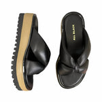 All Black - Women's Geisha Sandal