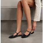 C.Paravano - Women's Slingback Square Toe Flats