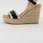 Ccocci - Women's Crochet Lace Espadrilles Platform Wedge