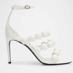 Alaia - Women's Patent Bubble Ankle-strap Sandals