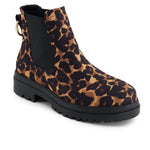 Andrea - Women's Animal Print Chelsea Boots