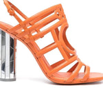 Salvatore Ferragamo - Women's Mirrored Heel Strappy Sandals