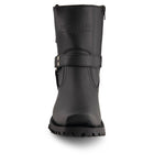 Forastero - Men's Leather Biker Boots With Zipper Closure