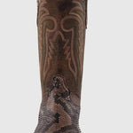 R Watson Boots - Men's Rustic Python Belly Exotic Boot