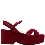 Salvatore Ferragamo - Women's Strappy Platform Block Heel Sandals