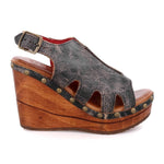 Bedstu - Women's Naiya Wooden Wedge Slingback Sandal