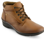 Andrea - Women's Leather Lace Up Booties