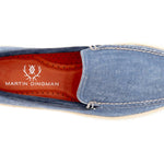 Martin Dingman - Men's Venetian Washed Canvas Loafer