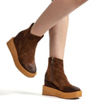 Antelope - Women's Urban Platform Ankle Boots
