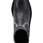 Dolce Vita - Women's Leather Knit Chelsea Platform Stud Boot