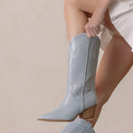Oasis Society - Women's The Gabby Perforated Western Boot