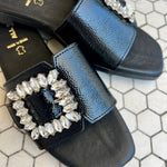 All Black - Women's Elton Slide Sandal
