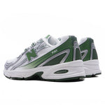 740 - White/Alpine Green/Silver Metallic