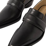 Proenza Schouler White Label - Women's Bronco Leather Loafers With Heel Strap