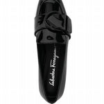 Salvatore Ferragamo - Women's Buckle-detail Leather Loafers