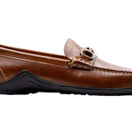 Martin Dingman - Men's Bill Water Buffalo Horse Bit Leather Loafers
