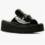 All Black - Women's Link Flatform Sandal