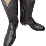 Allens Boots - Men's Teju Lizard Western Cowboy Boots - Wide
