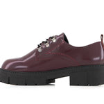 Andrea - Women's Chunky Sole Patent Oxfords