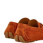 Salvatore Ferragamo - Men's Gancini Suede Driving Shoes