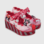 Hot Chocolate Design - Women's Betty Claus Mary Jane Platform Shoes