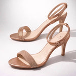 Halston - Women's Sparkle Strap Party Heel