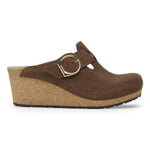 Birkenstock - Women's Fanny Ring Buckle Suede Leather Wedge Shoes
